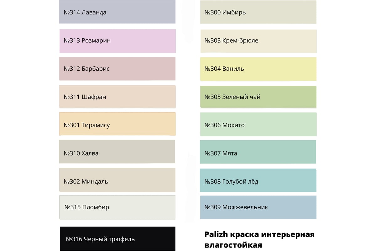 Краска акриловая интерьерная моющаяся Palizh №308 голубой лед 0,2 кг  11608061