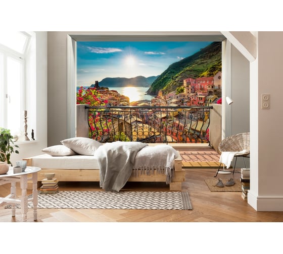 Фотообои бумажные Komar "Вернацца (Vernazza)" 368x254 см 8-988 1