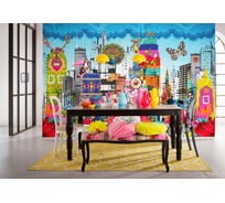 Фотообои бумажные Komar "Мелли Мелло Город" 368x254 см 8-970