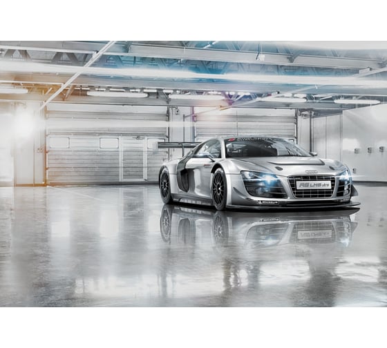 Фотообои бумажные Komar "Ауди R8" 368x254 см 8-957