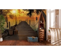 Фотообои бумажные Komar "Остров сокровищ" 368x254 см 8-918