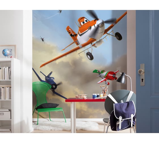Фотообои бумажные Komar Disney "Самолеты Дасти и друзья" 184x254 см 4-452 1