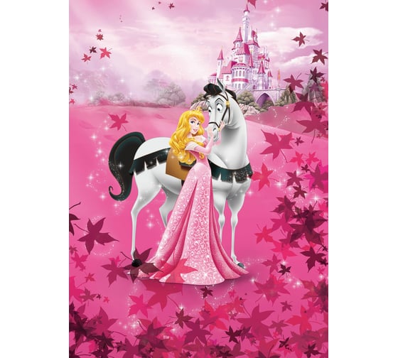 Фотообои бумажные Komar Disney "Спящая Красавица" 184x254 см 4-495