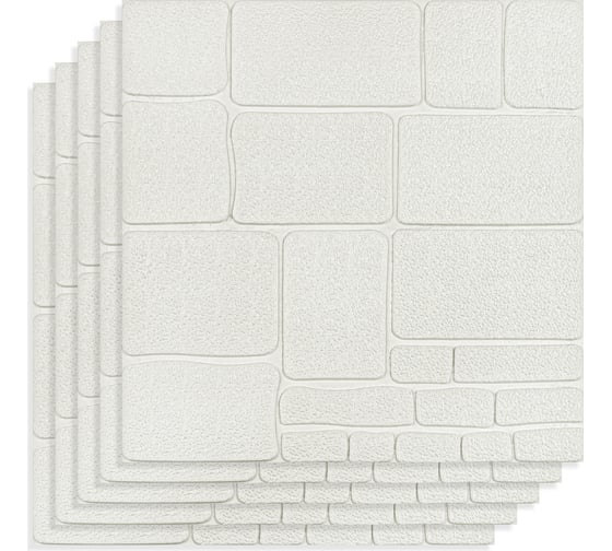 Мягкая самоклеящаяся 3D панель LAKO Камень кладка 5 (комплект 5 шт.; 70x70 см) LKD-17-07-501-KO 1