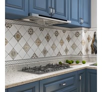 Самоклеящаяся ПВХ плитка LAKO Дамаск (толщина 2 мм; 3,06 м²) LKD-PH013