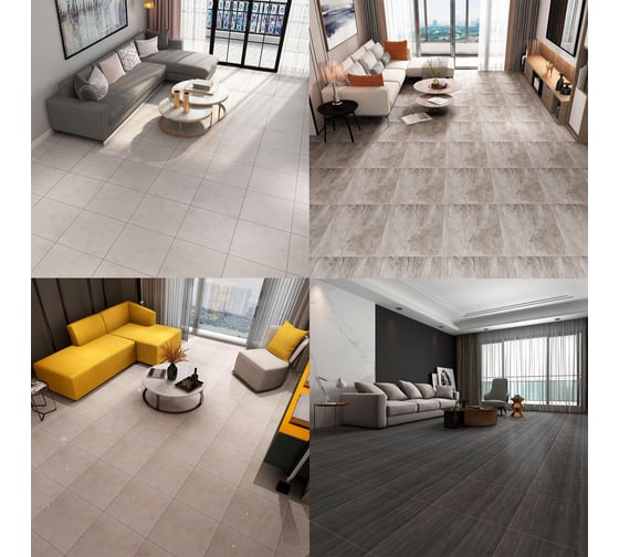 Самоклеящаяся ПВХ плитка LAKO Каррара (толщина 2 мм; 2,52 м²) LKD-557-8a