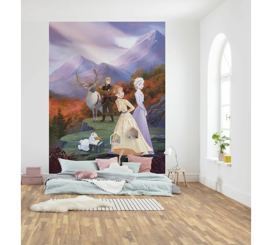 Фотообои бумажные Komar Disney "Холодное сердце: весна идет" 184x254 см 4-4105