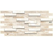 Декоративная панель пвх Центурион 980x480 (дерево дуб беленый; 3 мм; 1 шт.) 42925