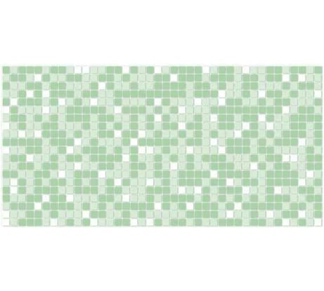 Декоративная панель пвх Центурион 955x480 (мозаика зеленая; 3 мм; 1 шт.) 42954