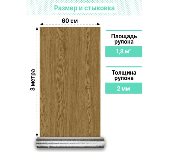 Самоклеящаяся интерьерная панель пвх Центурион 3000x600x2 мм дуб карамель 81646