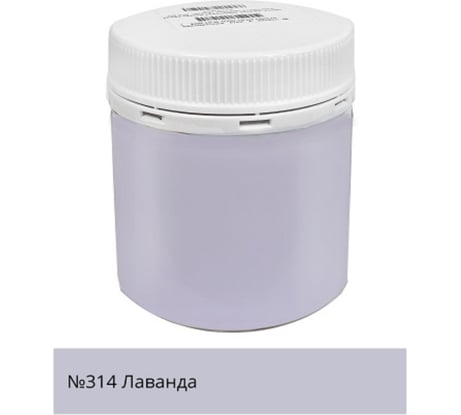Краска акриловая интерьерная моющаяся Palizh №314 лаванда 0,2 кг 11608055
