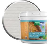 Акриловая лазурь FARBITEX (для дерева; защитно-красящая; белый; 5 л) 4300011185