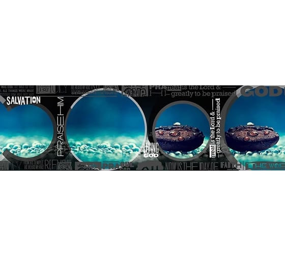 Панель для кухонного фартука ФАРТУКОФФ глянцевая "ФФ - 134", 2000x600x1,0 мм, Фотопечать 35011340402