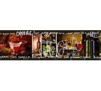 Панель для кухонного фартука ФАРТУКОФФ глянцевая "ФФ - 50", 3000x600x1,0 мм, Фотопечать 35010500403