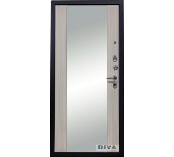 Дверь DIVA МД-30 Зеркало 2050x860 мм Правая Венге-Сандал УТ-00072442