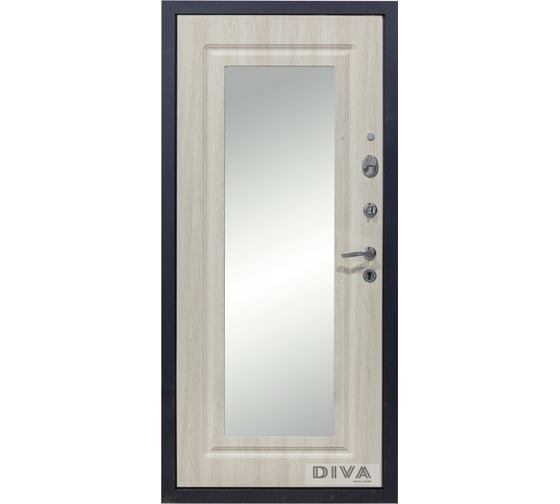 Дверь DIVA 510 Зеркало 2050x860 мм Правая Титан-Дуб фил УТ-00074484