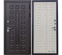 Дверь DIVA МД-30 2050x960 мм Правая Венге-Сандал белый УТ-00072435