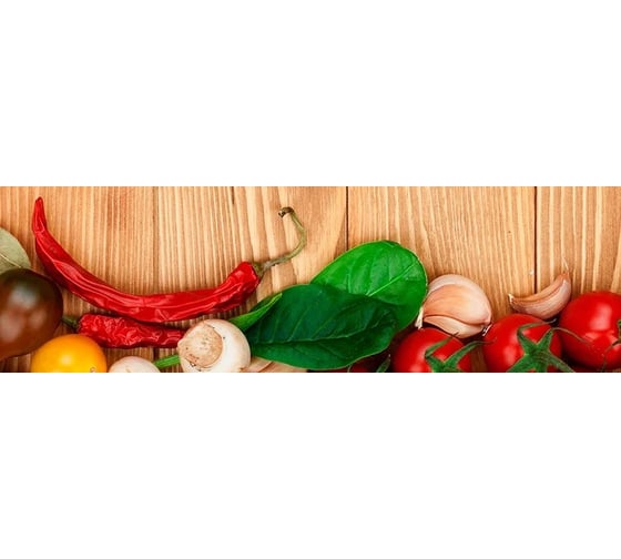 Панель для кухонного фартука ФАРТУКОФФ глянцевая "ФФ - 205", 2000x600x1,0 мм, Фотопечать 35012050402 1