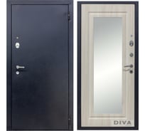 Дверь DIVA 510 Зеркало 2050x960 мпм Правая Титан-Дуб фил УТ-00074486