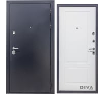 Дверь DIVA МД-40 2050x960 мм Правая Титан - Н7 Белый Софт УТ-00074090