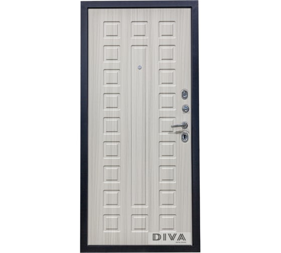 Дверь DIVA МД-30 2050x860 мм Правая Венге-Сандал белый УТ-00072437