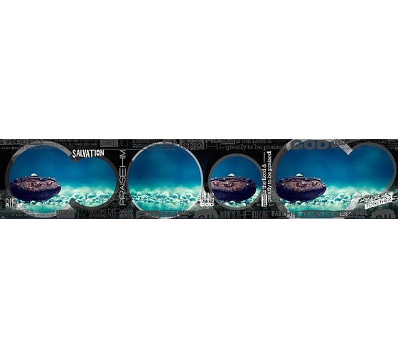 Панель для кухонного фартука ФАРТУКОФФ глянцевая "ФФ - 134", 3000x600x1,0 мм, Фотопечать 35011340403