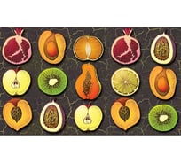 Панель для кухонного фартука ФАРТУКОФФ "ФФ - 165", глянцевая 1000x600x1,0 мм, Фотопечать 35011650401