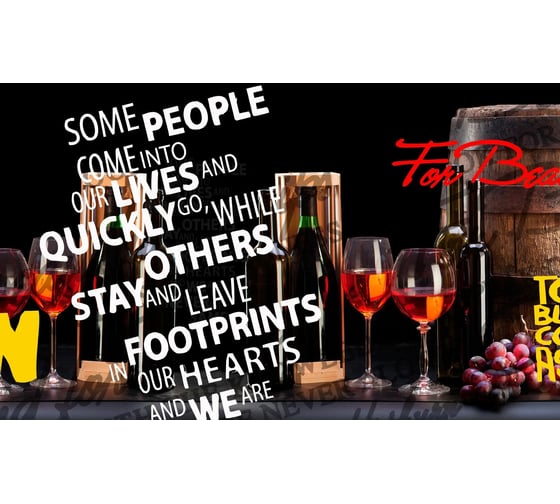 Панель для кухонного фартука ФАРТУКОФФ "ФФ - 74", глянцевая 1000x600x1,0 мм, Фотопечать 35010740401 1