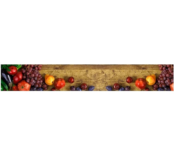 Панель для кухонного фартука ФАРТУКОФФ глянцевая "ФФ - 195", 4000x600x1,0 мм, Фотопечать 35011950404