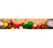 Панель для кухонного фартука ФАРТУКОФФ глянцевая "ФФ - 205", 4000x600x1,0 мм, Фотопечать 35012050404