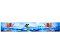 Панель для кухонного фартука ФАРТУКОФФ глянцевая "ФФ - 215", 4000x600x1,0 мм, Фотопечать 35012150404