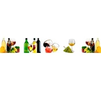 Панель для кухонного фартука ФАРТУКОФФ глянцевая "ФФ - 55", 4000x600x1,0 мм, Фотопечать 35010550404