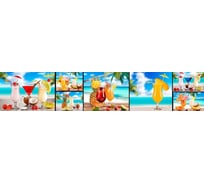 Панель для кухонного фартука ФАРТУКОФФ глянцевая "ФФ - 73", 4000x600x1,0 мм, Фотопечать 35010730404