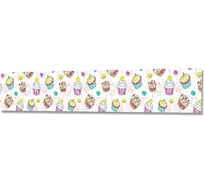 Панель для кухонного фартука ФАРТУКОФФ глянцевая "ФФ - 101", 4000x600x1,0 мм, Фотопечать 35011010404