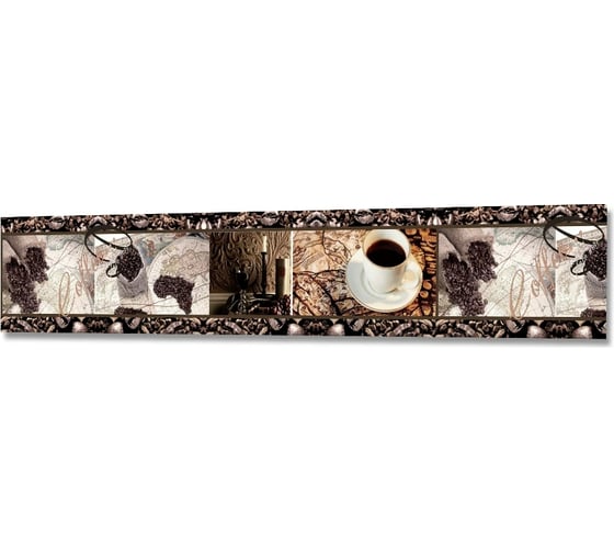 Панель для кухонного фартука ФАРТУКОФФ глянцевая "ФФ - 124", 4000x600x1,0 мм, Фотопечать 35011240404 1