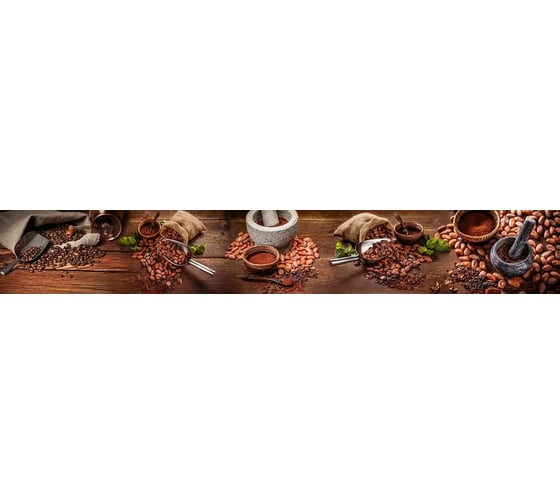 Панель для кухонного фартука ФАРТУКОФФ глянцевая "ФФ - 407", 4000x600x1,0 мм, Фотопечать 35014070404 1