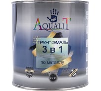 Грунт-эмаль Aqualit 3 в 1 зеленая, 2.7 кг pvpsz014