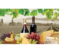 Панель для кухонного фартука ФАРТУКОФФ "ФФ - 254", глянцевая 1000x600x1,0 мм, Фотопечать 35012540401