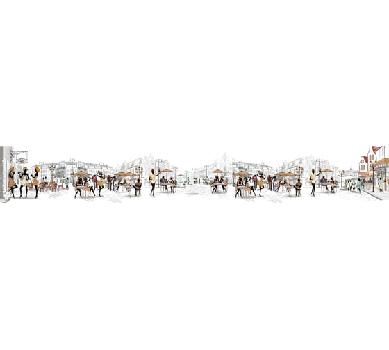 Панель для кухонного фартука ФАРТУКОФФ глянцевая "ФФ - 275", 4000x600x1,0 мм, Фотопечать 35012750404 1