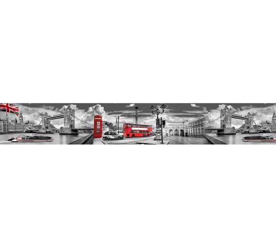 Панель для кухонного фартука ФАРТУКОФФ глянцевая "ФФ - 441", 4000x600x1,0 мм, Фотопечать 35014410404