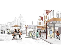 Панель для кухонного фартука ФАРТУКОФФ "ФФ - 275", глянцевая 1000x600x1,0 мм, Фотопечать 35012750401