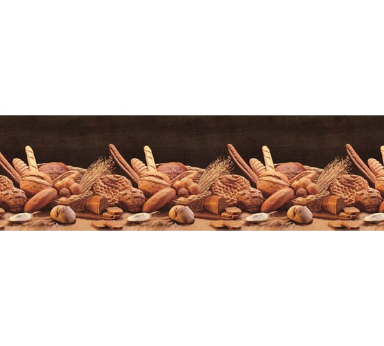 Панель для кухонного фартука ФАРТУКОФФ без дополнительного покрытия "ТП - Выпечка", 2000x600x0,7 мм, Термоперевод 35010180102 1