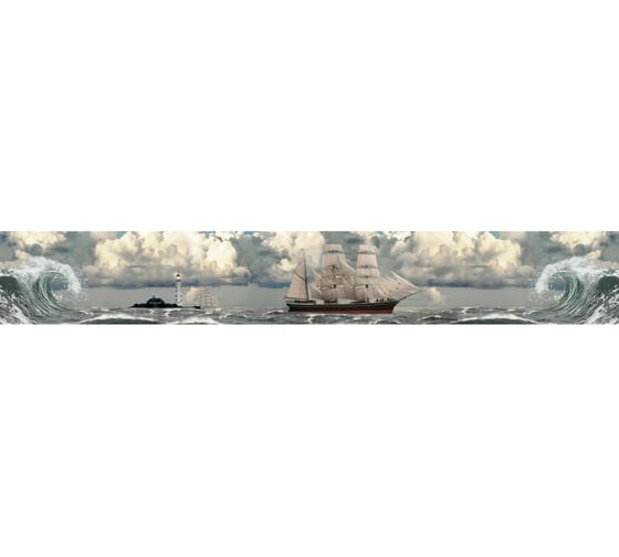 Панель для кухонного фартука ФАРТУКОФФ глянцевая "ФФ - 457", 4000x600x1,0 мм, Фотопечать 35014570404