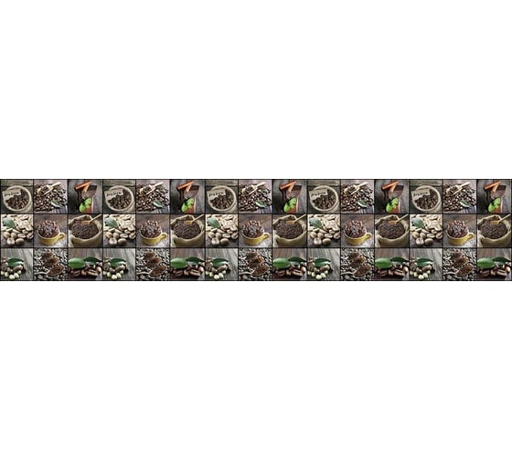 Панель для кухонного фартука ФАРТУКОФФ глянцевая "ФФ - 316", 3000x600x1,0 мм, Фотопечать 35013160403