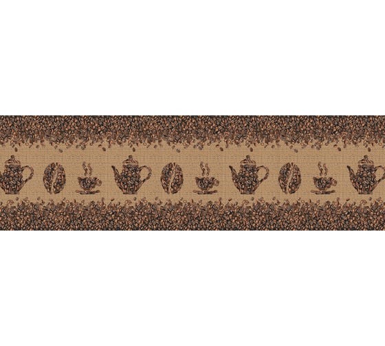 Панель для кухонного фартука ФАРТУКОФФ без дополнительного покрытия "ТП - Кофейные зерна", 2000x600x0,7 мм, Термоперевод 35010350102 1