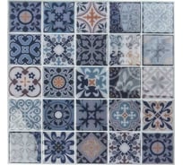 Комплект полимерной 3D плитки LAKO 30.5х30.5 см, 5 штук, Мозаика Абстракция 2 LKD-AMZ023