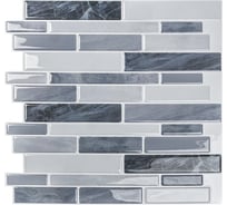 Комплект полимерной 3D плитки LAKO 30.5х30.5 см, 10 штук, Кладка глянец 3 LKD-AMZ006