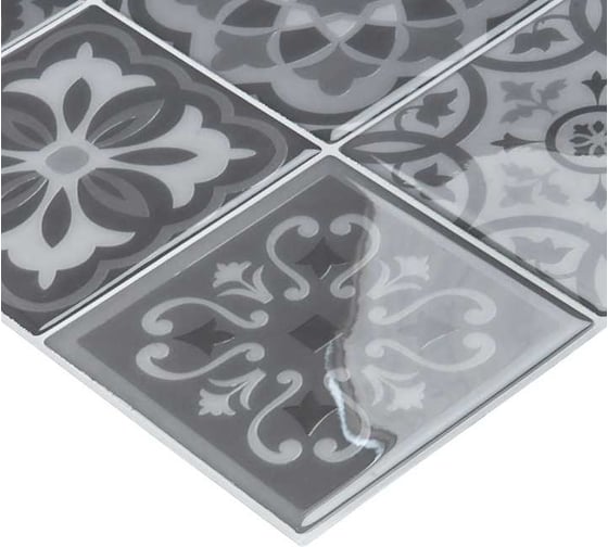 Комплект полимерной 3D плитки LAKO 30х30 см, 5 штук, Мозаика Абстракция 1 LKD-AMZ024