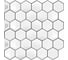 Комплект полимерной 3D плитки LAKO 30.5х30.5 см, 5 штук, Белые соты LKD-YJCO105 2