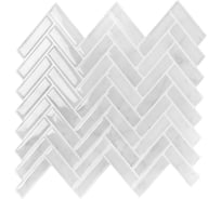 Комплект полимерной 3D плитки LAKO 30.5х30.5 см, 5 штук, Белый орнамент 2 LKD-YJCH005